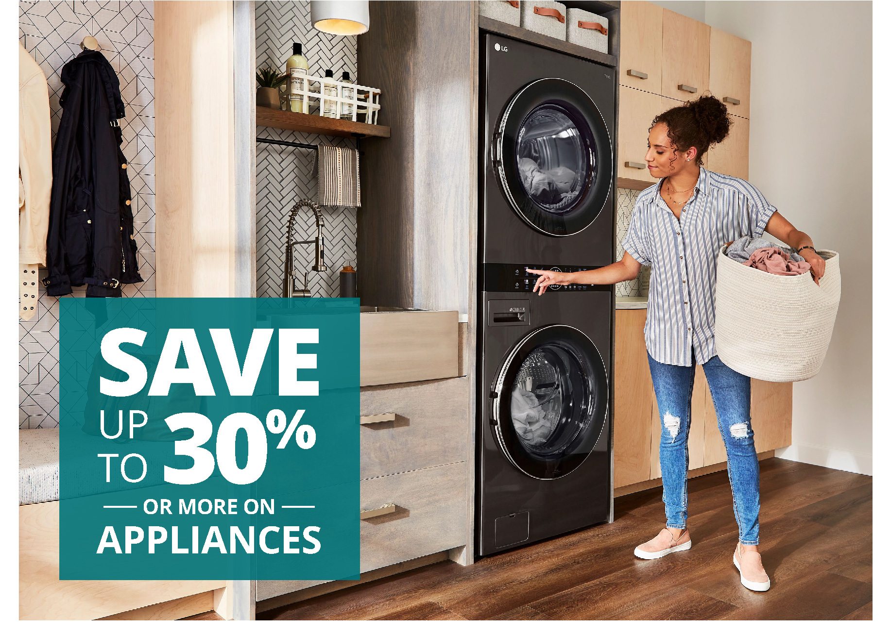 SAVE UP TO 30% OR MORE ON APPLIANCES