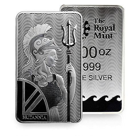 100 oz Silver Britannia Bar