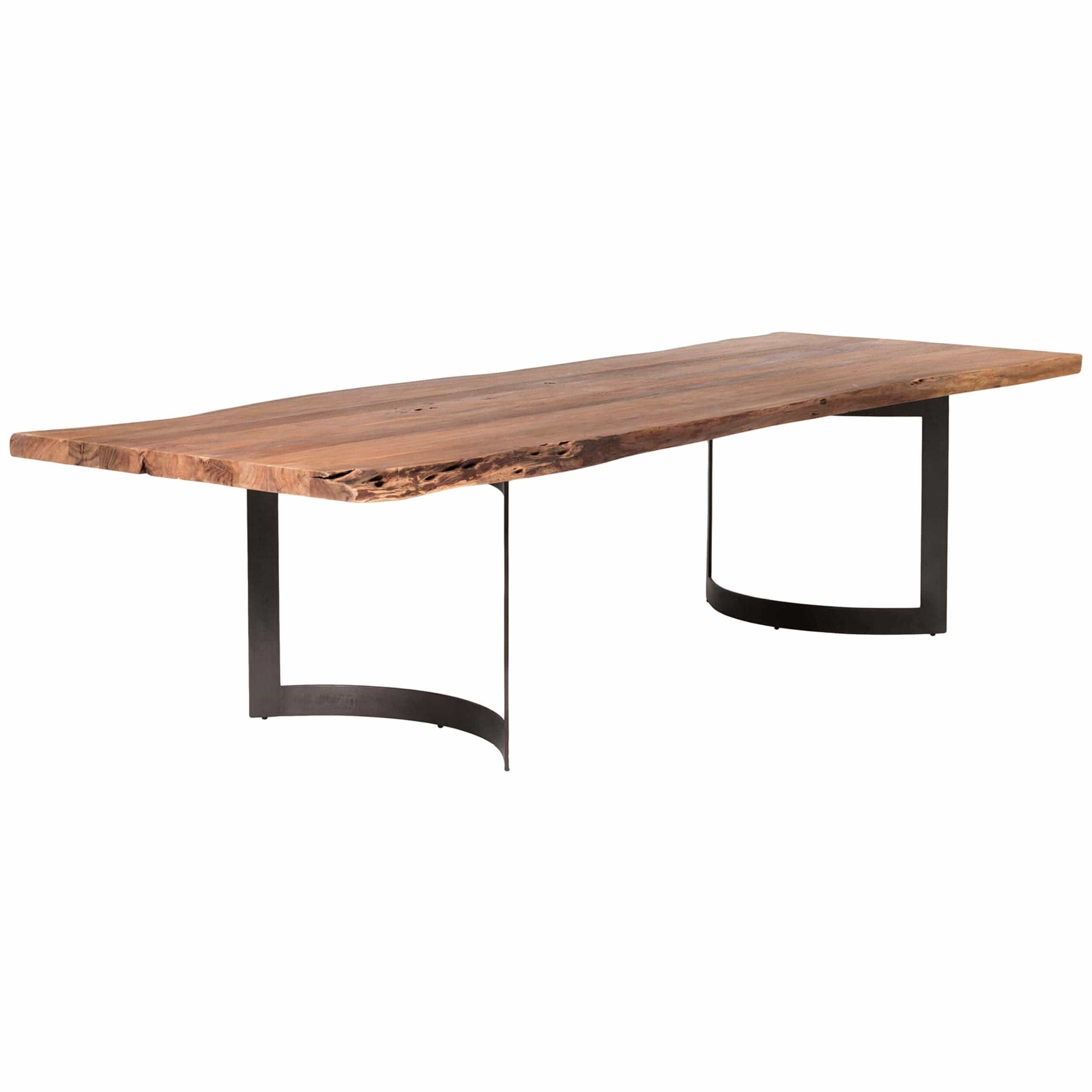 Image of Bent Dining Table, Brown