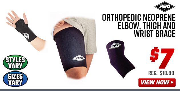 Pro Orthopedic Neoprene Elbow, Thigh and Wrist Brace