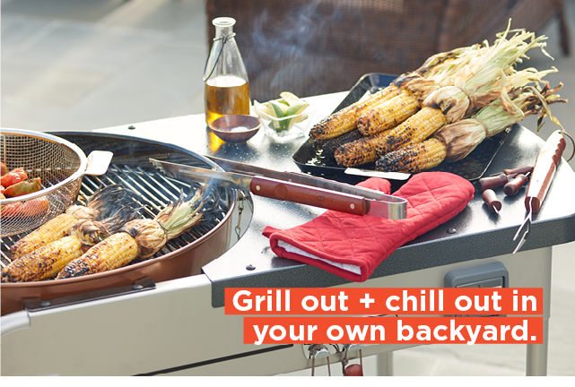 grillout and chillout in your own backyard. shop now.