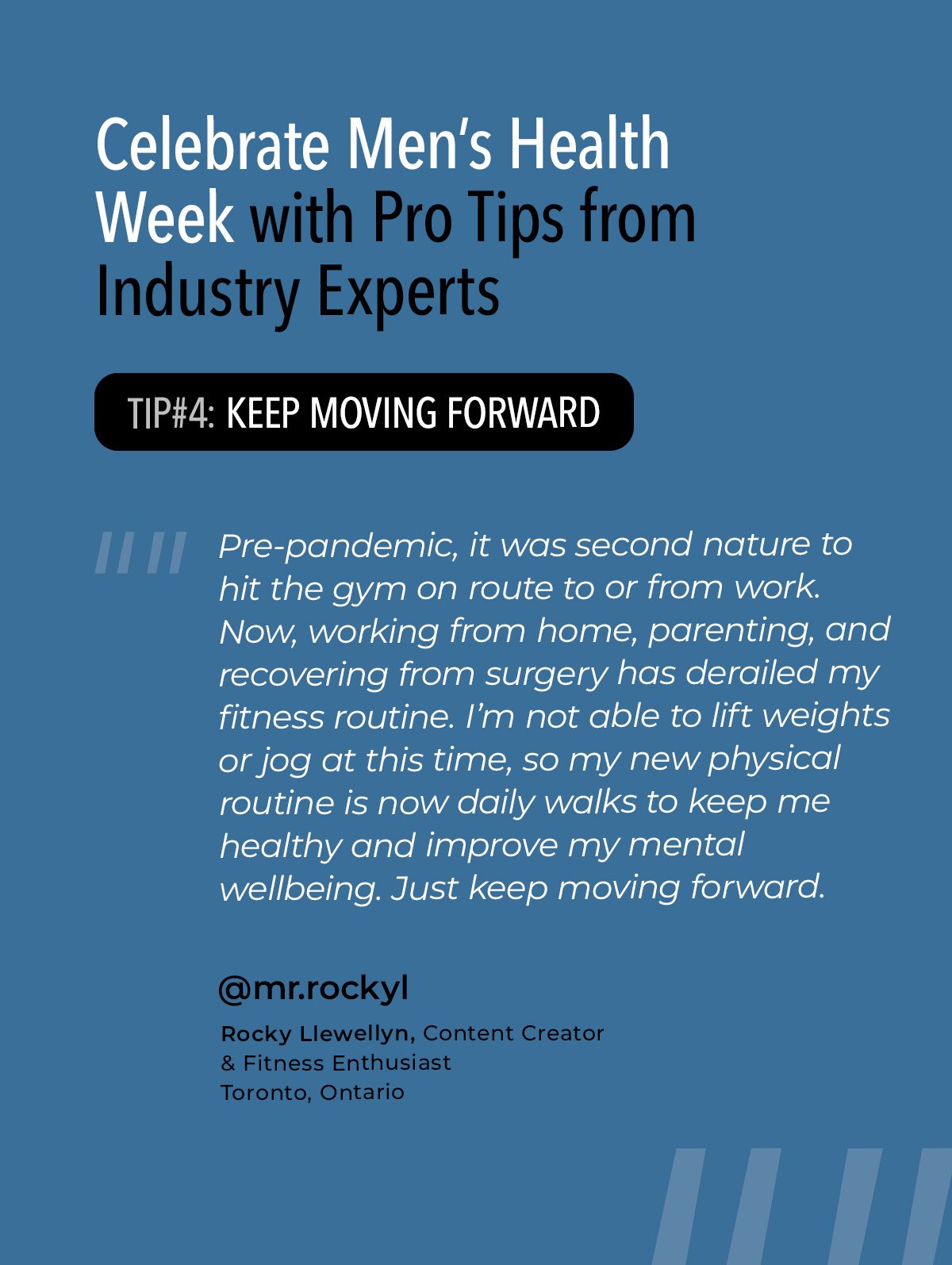 Celebrate Men’s Health Week with Pro Tips from Industry Experts