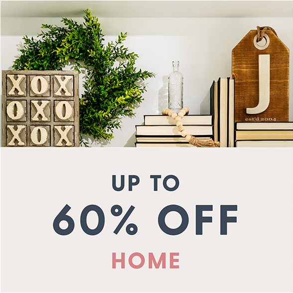 Up to 60% Off Home