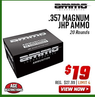 Ammo, Inc. .357 Magnum JHP Ammo