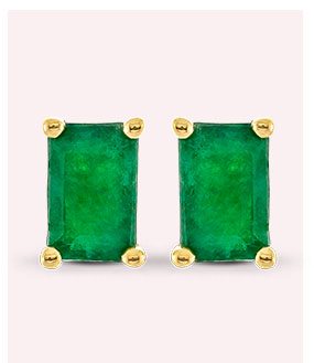 Natural Emerald Earrings