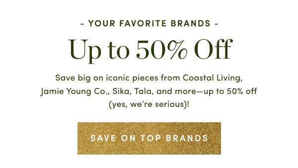 Save Up to 50 Percent Off