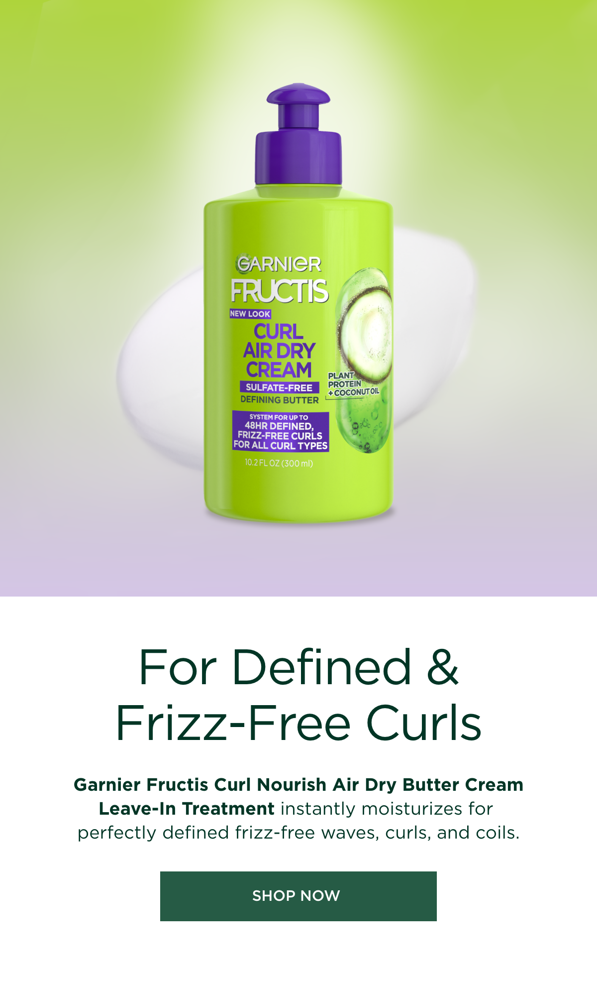 For Frizz Free & Defined Curls