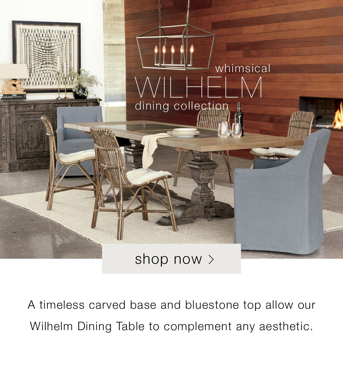 arhaus wilhelm table