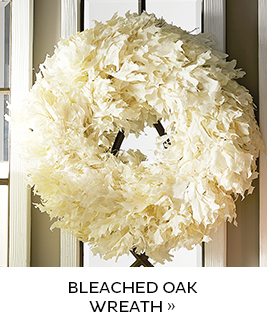 Bleached Oak Wreath