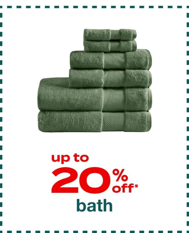 Up to 20% Off Bath