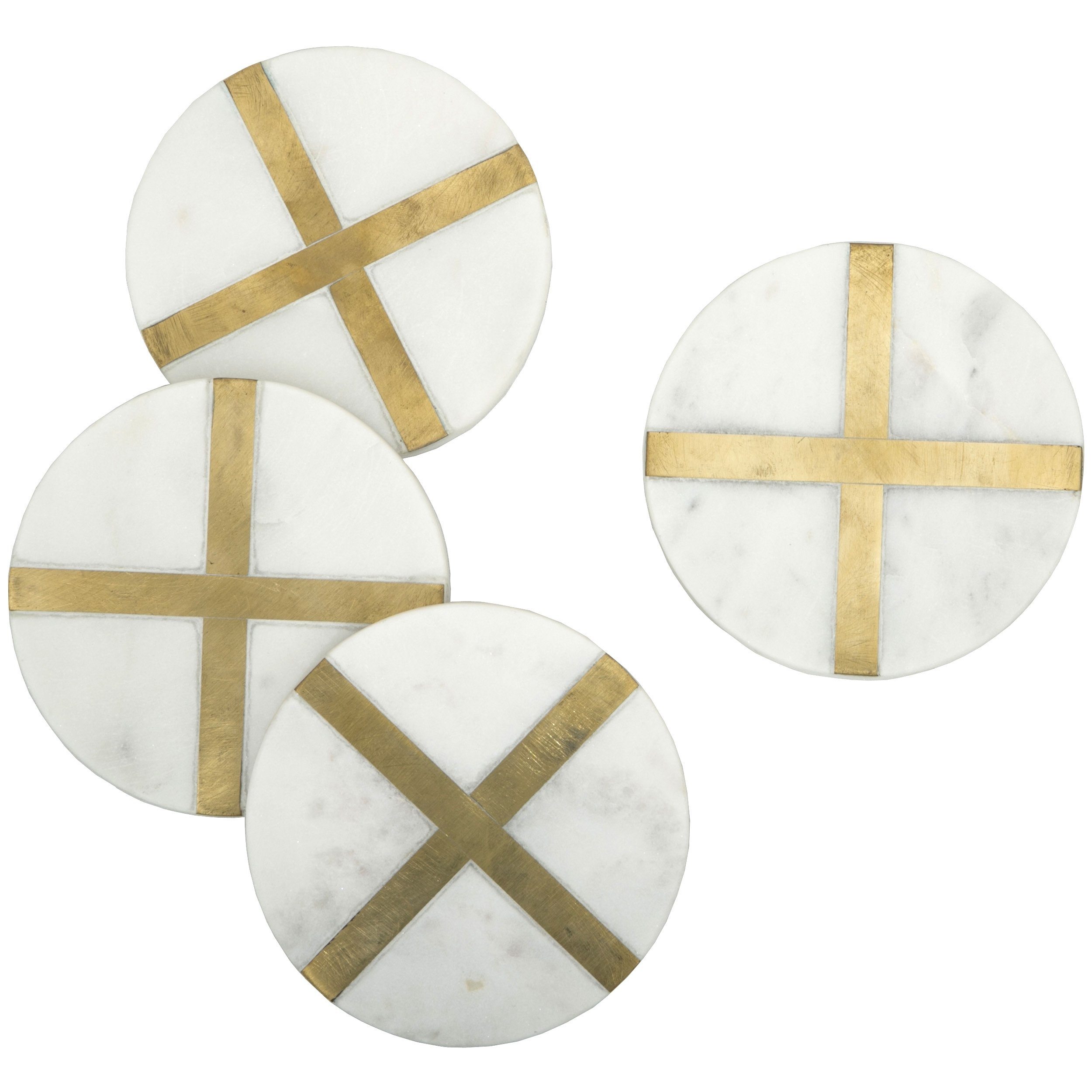 Glimmer Coaster, White
