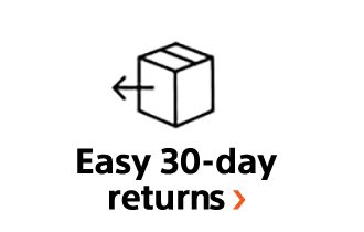 Easy 30-day returns