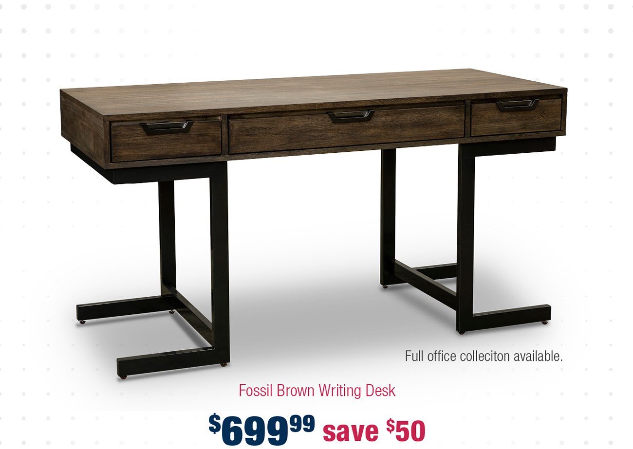 Brown-writing-desk