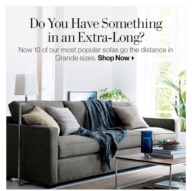 Extra Long Sofa