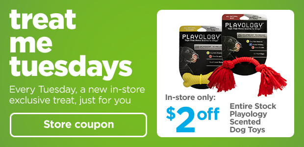 treat me Tuesdays: every Tuesday, a new in-store exclusive treat, just for you. Store coupon > 