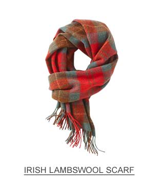 Irish lambswool scarf.