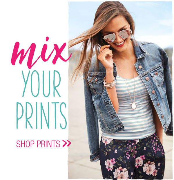 Mix your prints. Shop prints.