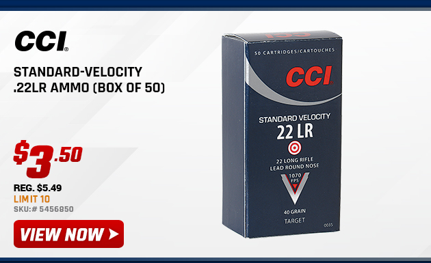 CCI Standard-Velocity .22LR Ammo - Box of 50