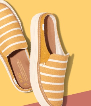 A brand new slip-on - TOMS Email Archive