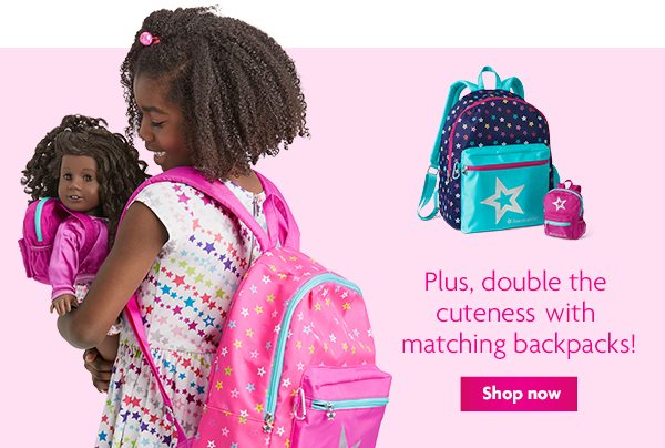 Plus, double the cuteness with matching backpacks! - Shop now