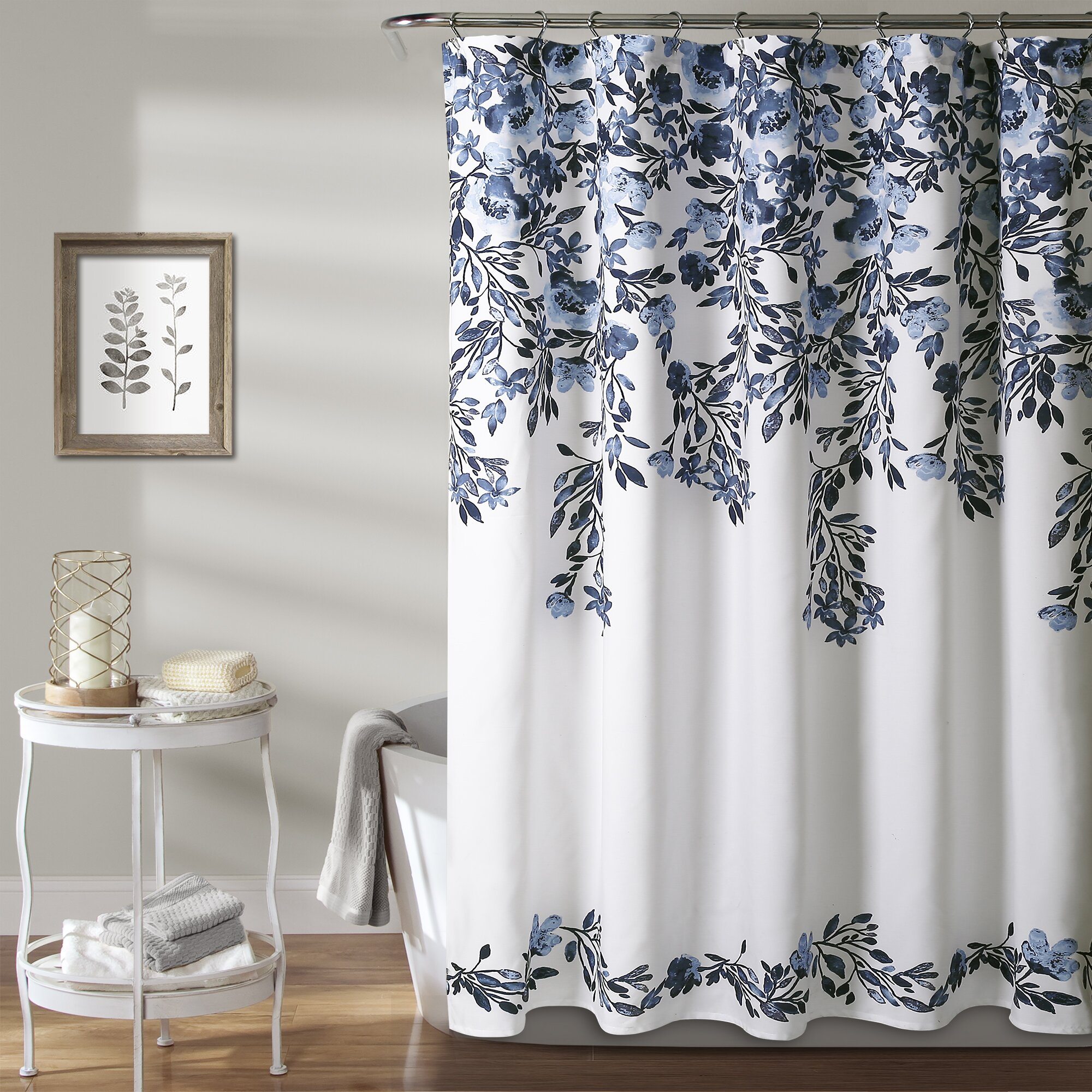 Alycen Floral Single Shower Curtain