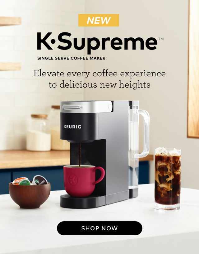 Elevate your coffee experience with the new K-Supreme Coffee Maker