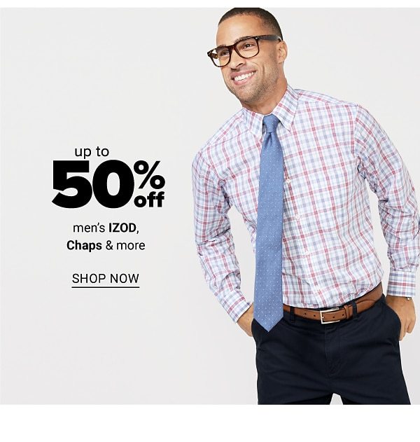 Buy 1, Get 2 Free select Dress Shirts from IZOD & Saddlebred - Shop Now