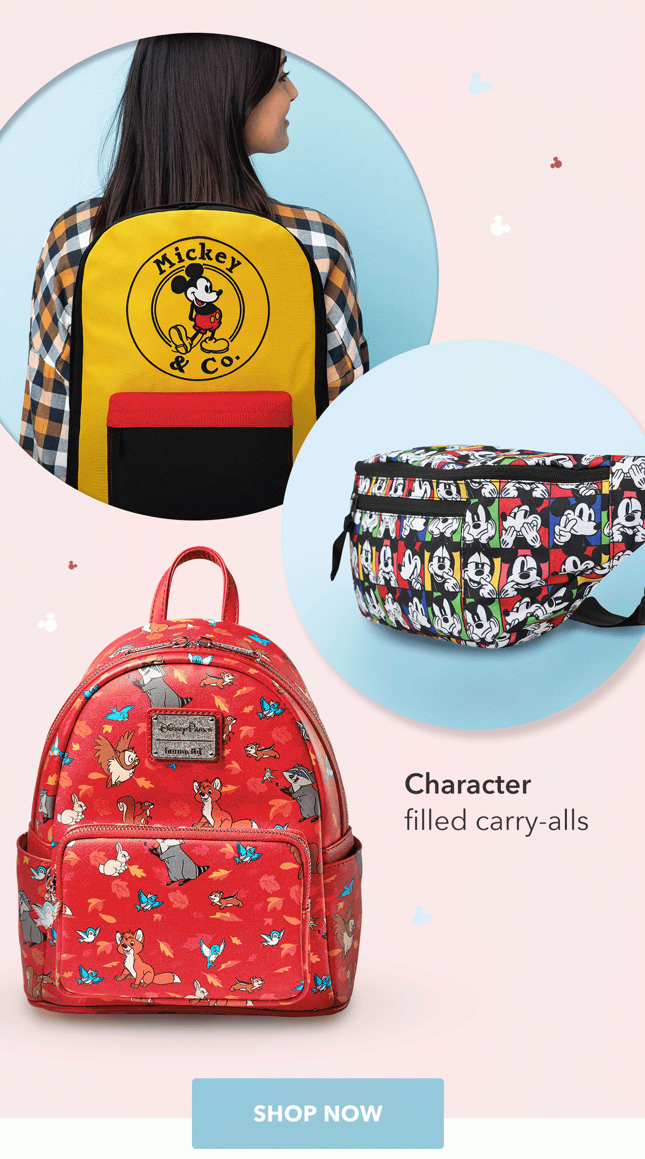 Character filled carry-alls | Shop Now