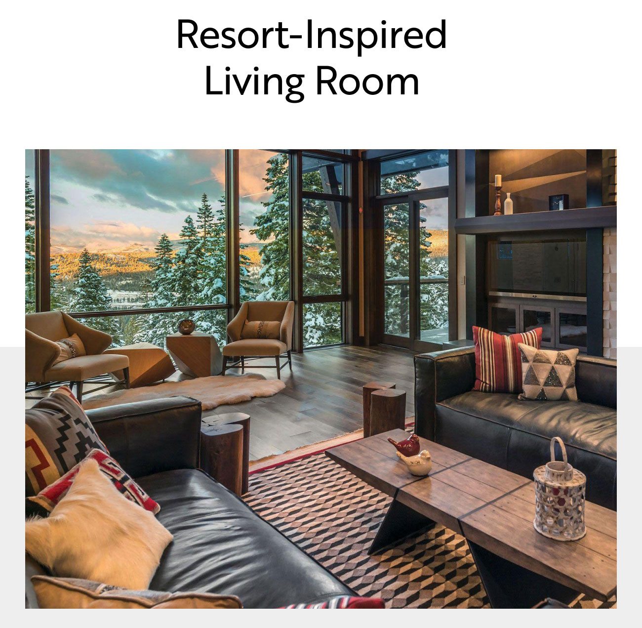 Resort-Inspired Living Room