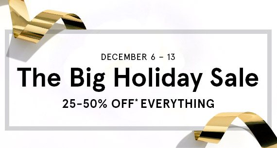 Shop The Big Holiday Sale