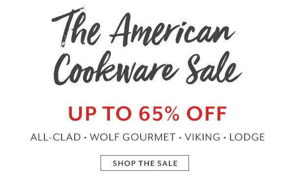 The American Cookware Sale