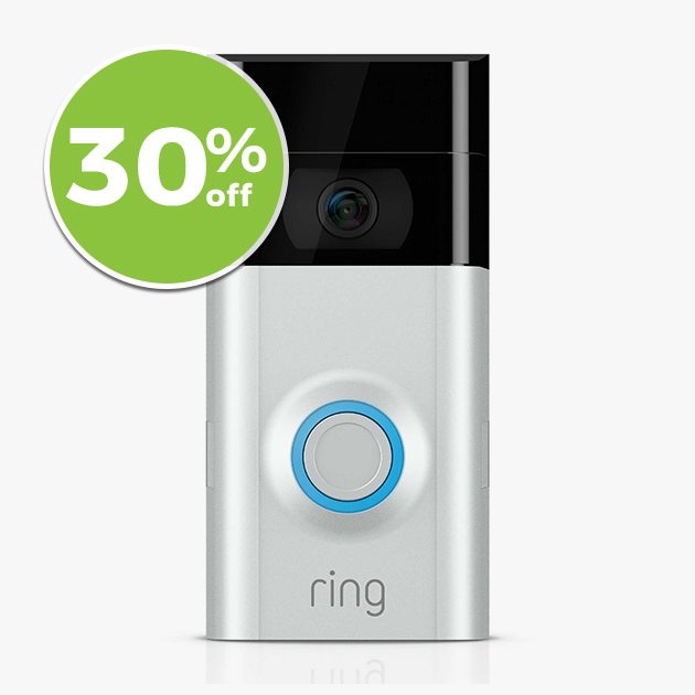 30% Off Ring Video Doorbell 2