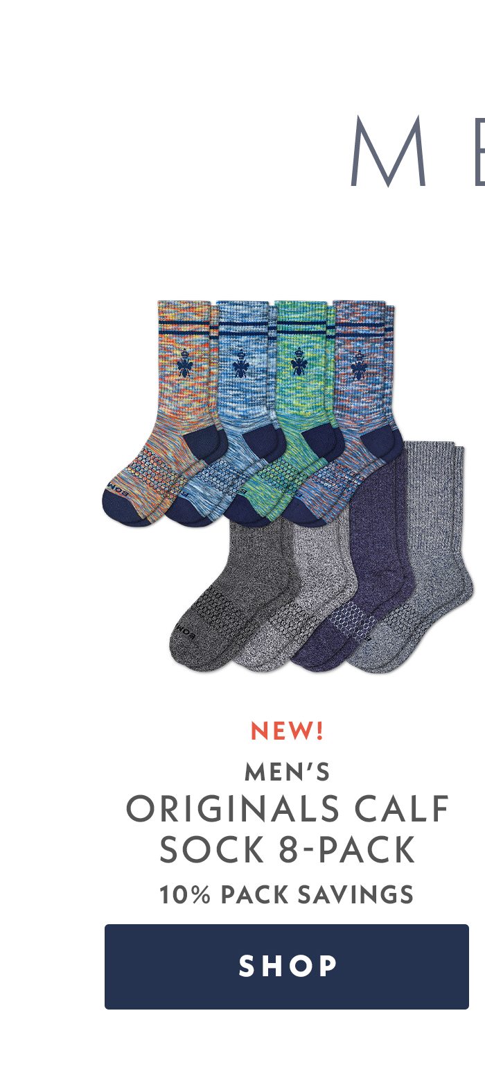 New! Men's Originals Calf Sock 8-Pack | 10% Pack Savings | Shop