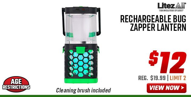 LitezAll Rechargeable Bug Zapper Lantern