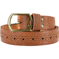 Celtic Embossed Buckle Belt