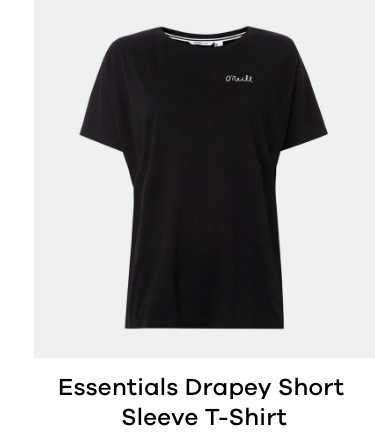 O'Neill Essentials Drapey Womens Short Sleeve T-Shirt