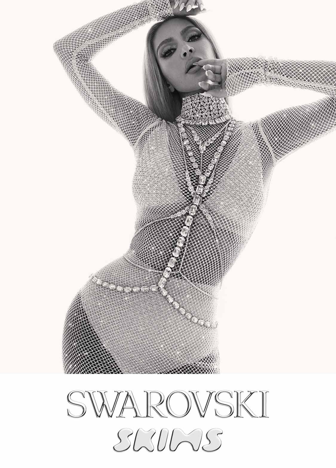 Kim Kardashian wearing Swarovski Millenia