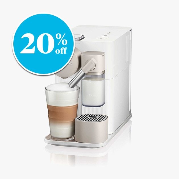 nespresso lattissima espresso machine - 20 percent off