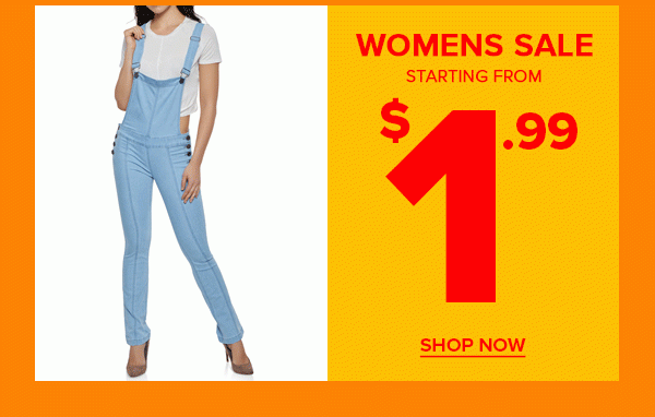 Womens Sale Starting from $1.99