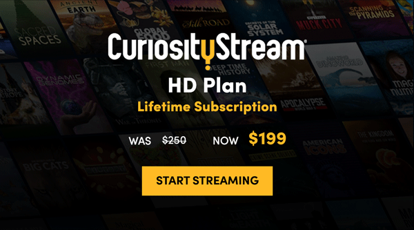 CuriosityStream | Get It Now