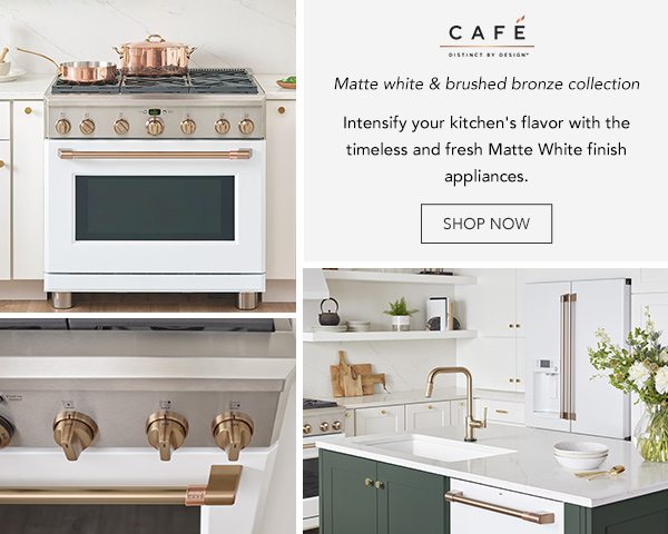 Shop GE Cafe White Matte Appliances