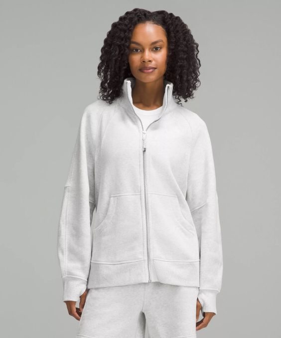 Scuba Oversized Funnel-Neck Full Zip