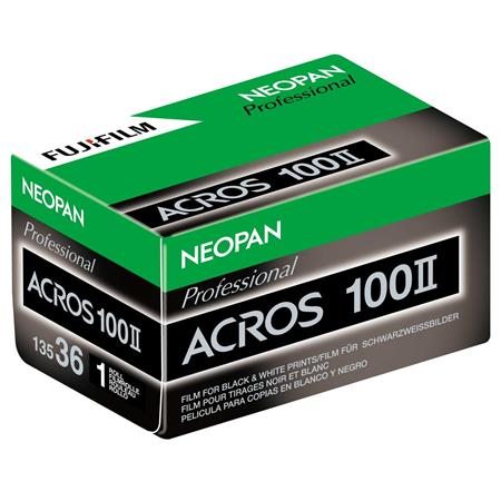 Fujifilm Neopan 100 Acros II Black and White Negative Film, 135 Roll Film, 36 Exposure