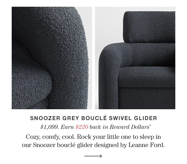 Snoozer Charcoal Glider