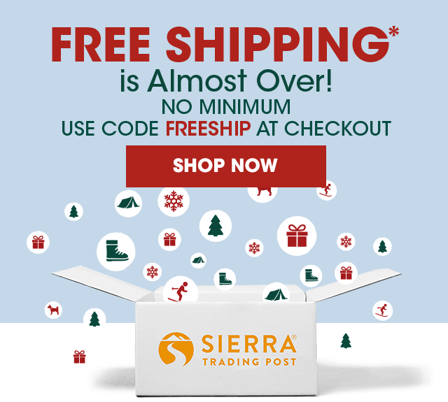 FREE SHIPPING* is Almost Over! No Minimum - Use Code FREESHIP at Checkout - Shop Now