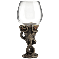 Steampunk Octopus Wine Glass