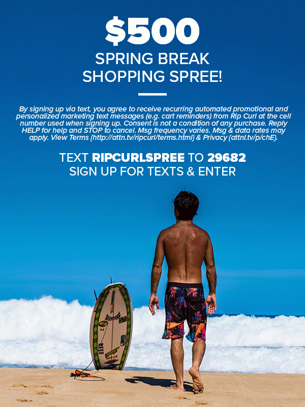 Win a $500 Spring Break Shopping Spree