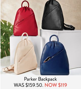 Parker Asymmetrical RFID Backpack