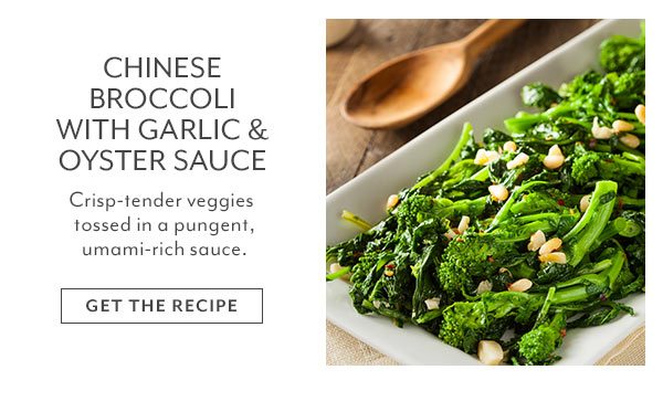 Recipe - Chinese Broccoli with Garlic and Oyster Sauce