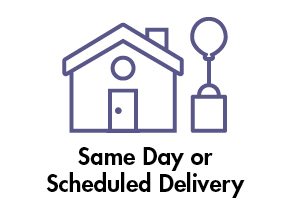 Same Day or Scheduled Delivery